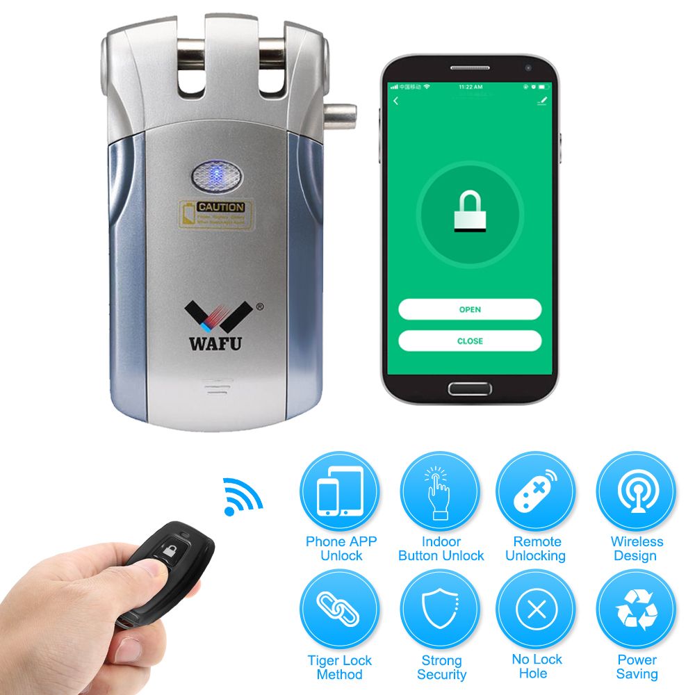 WAFU HF-018W WiFi Smart Electronic Lock Tuya / SmartLife