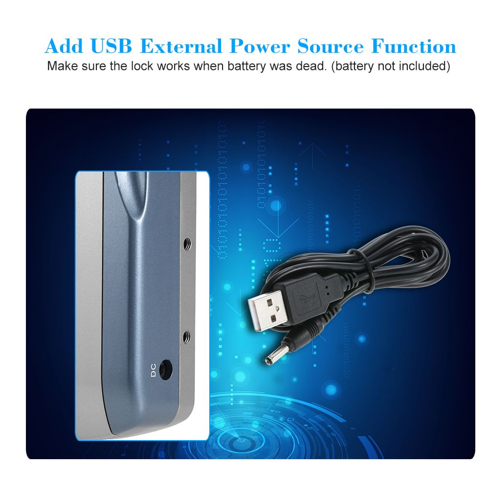 WAFU HF-018W WiFi Smart Electronic Lock Tuya / SmartLife