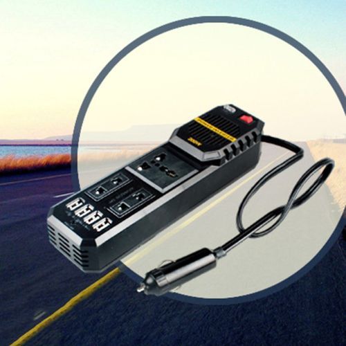 200W Mini Car Vehicle Inverter DC 12V To AC 220V USB Output