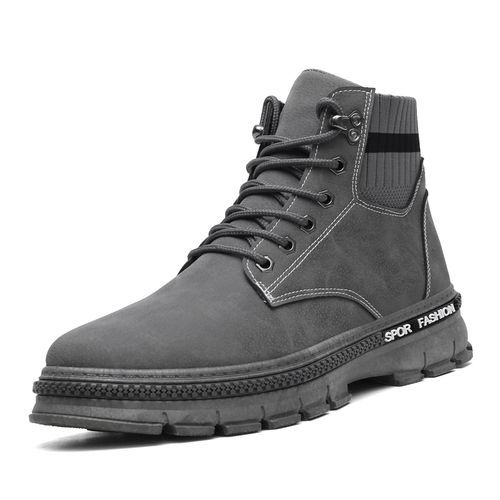 Men Martin Boots(Grey）