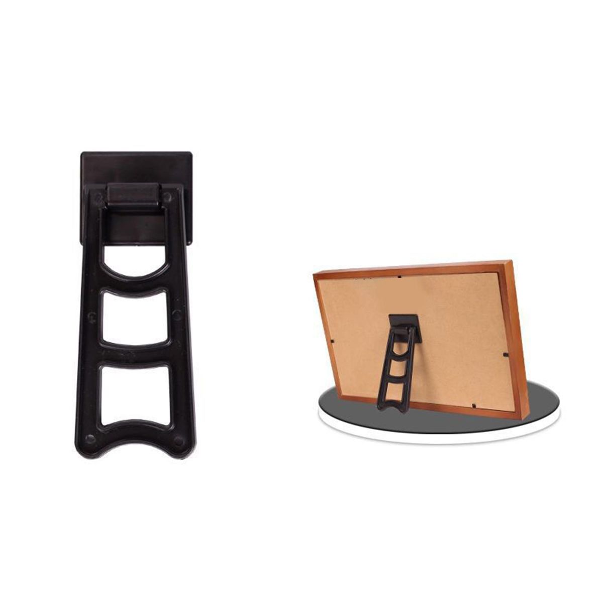 5Pcs Picture Frame Rack Heavy Duty Picture Frame Stand Black