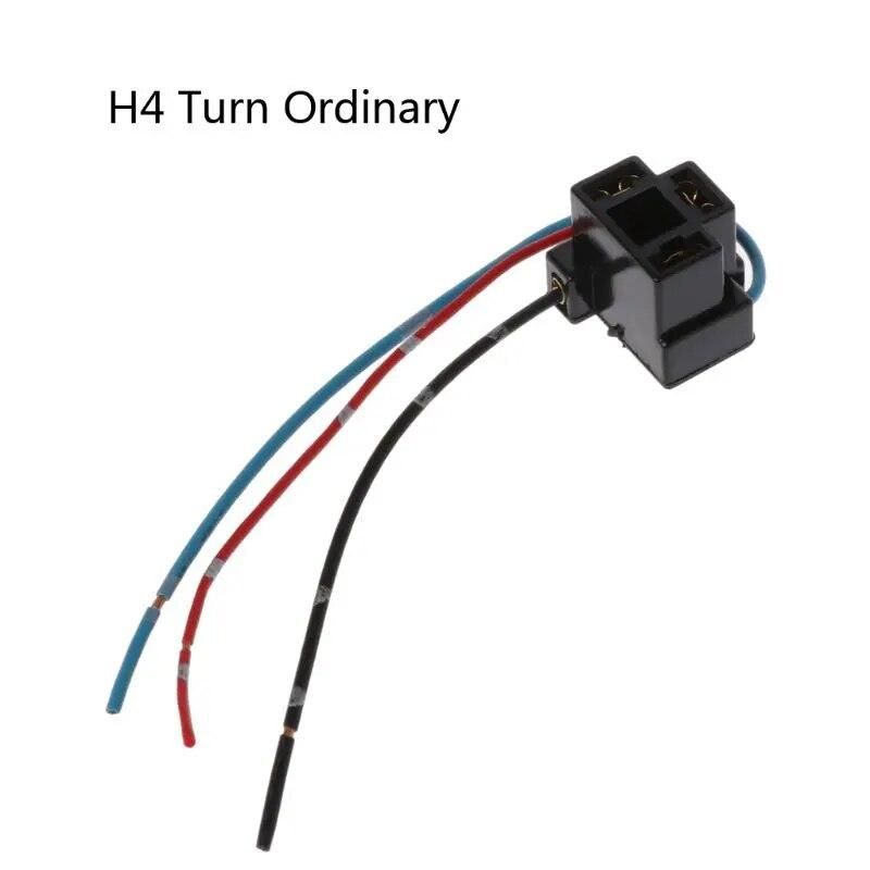 H4 Car Halogen Bulb Socket Power Adapter Plug Connector Wiring Harness