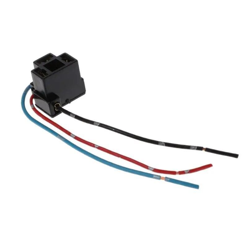 H4 Car Halogen Bulb Socket Power Adapter Plug Connector Wiring Harness