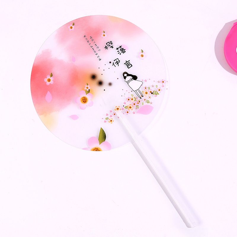 Styles Shell Fan Abanicos Gifts Hand Party Cooling Fan Portable PP Boda веер Summer Para Fan Cute Mini Plastic 8 Cartoon Fan