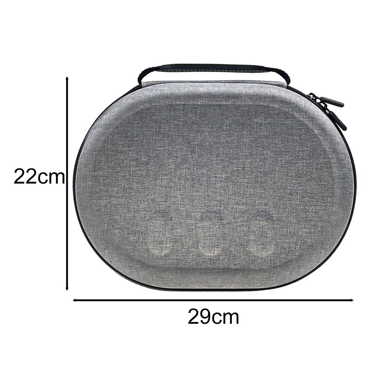 Semi-rigid Carrying Case for Vr Devices Waterproof Vr Carrying Case Grey