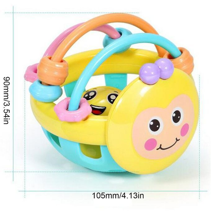 Bright Olor Newborn Toys 0-12 Months Learning Rattle A Tivity Ball Rattles- Olorful-10.8*10.1*9 M