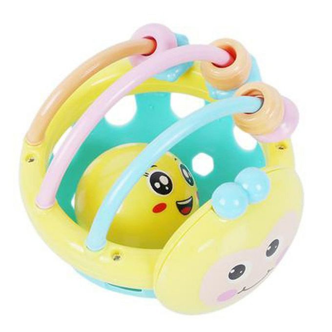 Bright Olor Newborn Toys 0-12 Months Learning Rattle A Tivity Ball Rattles- Olorful-10.8*10.1*9 M