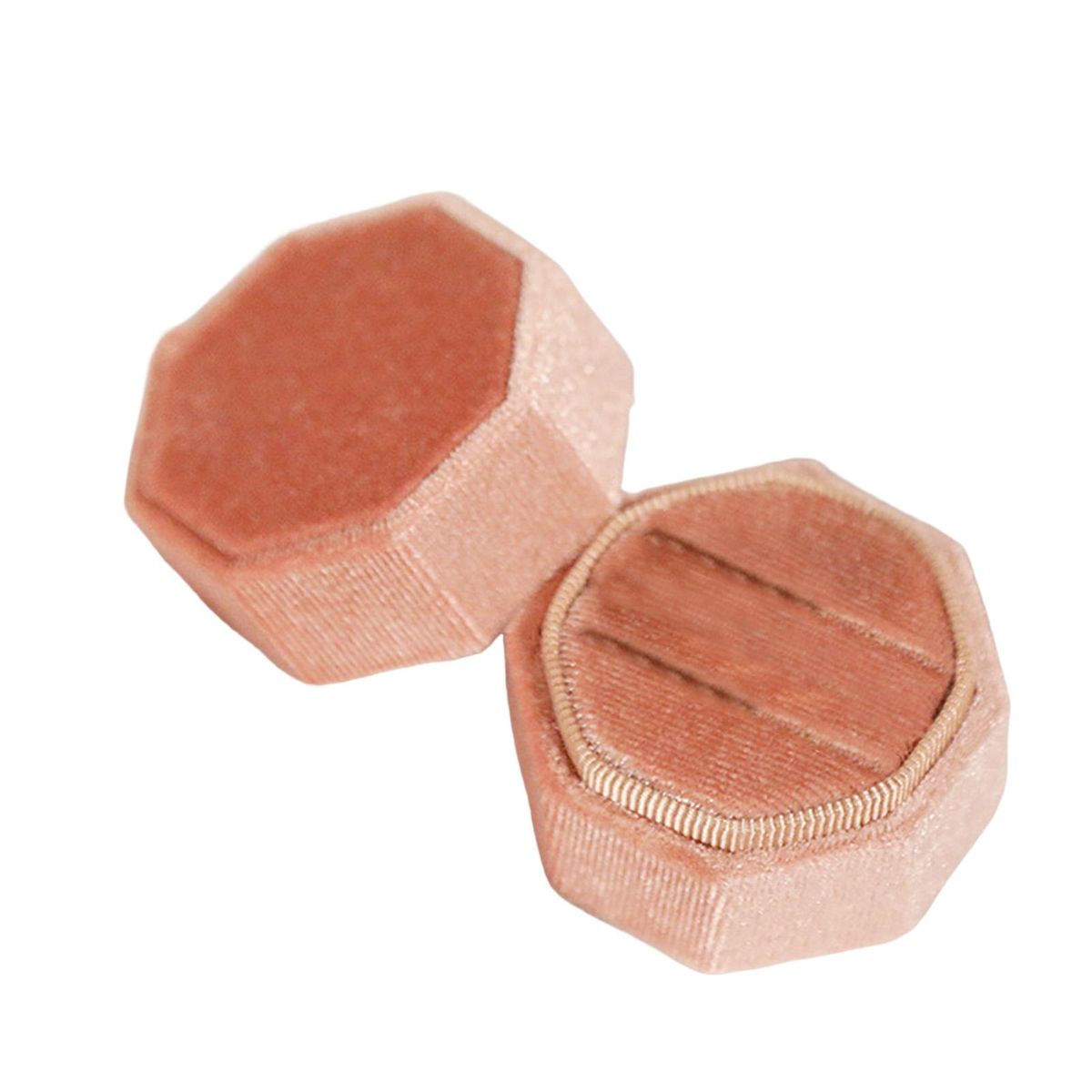 Jewelry Box Couple Rings Box Dressing Table Jewelry Organizer Pink