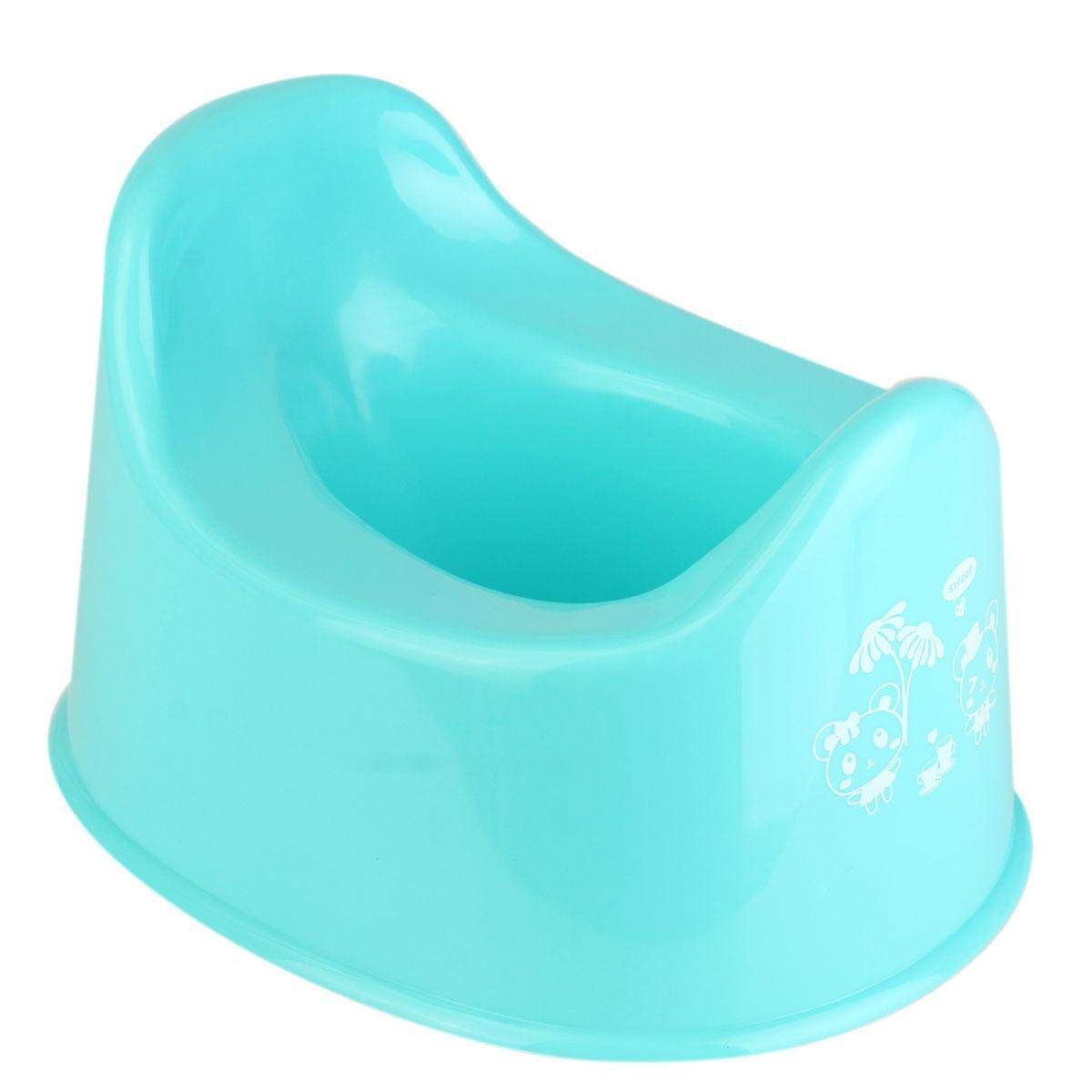 Plastic Baby Children Kids Toddler Training Potty Toilet Lavatory Seat Chair Light Blue Lightblue (light Blue)