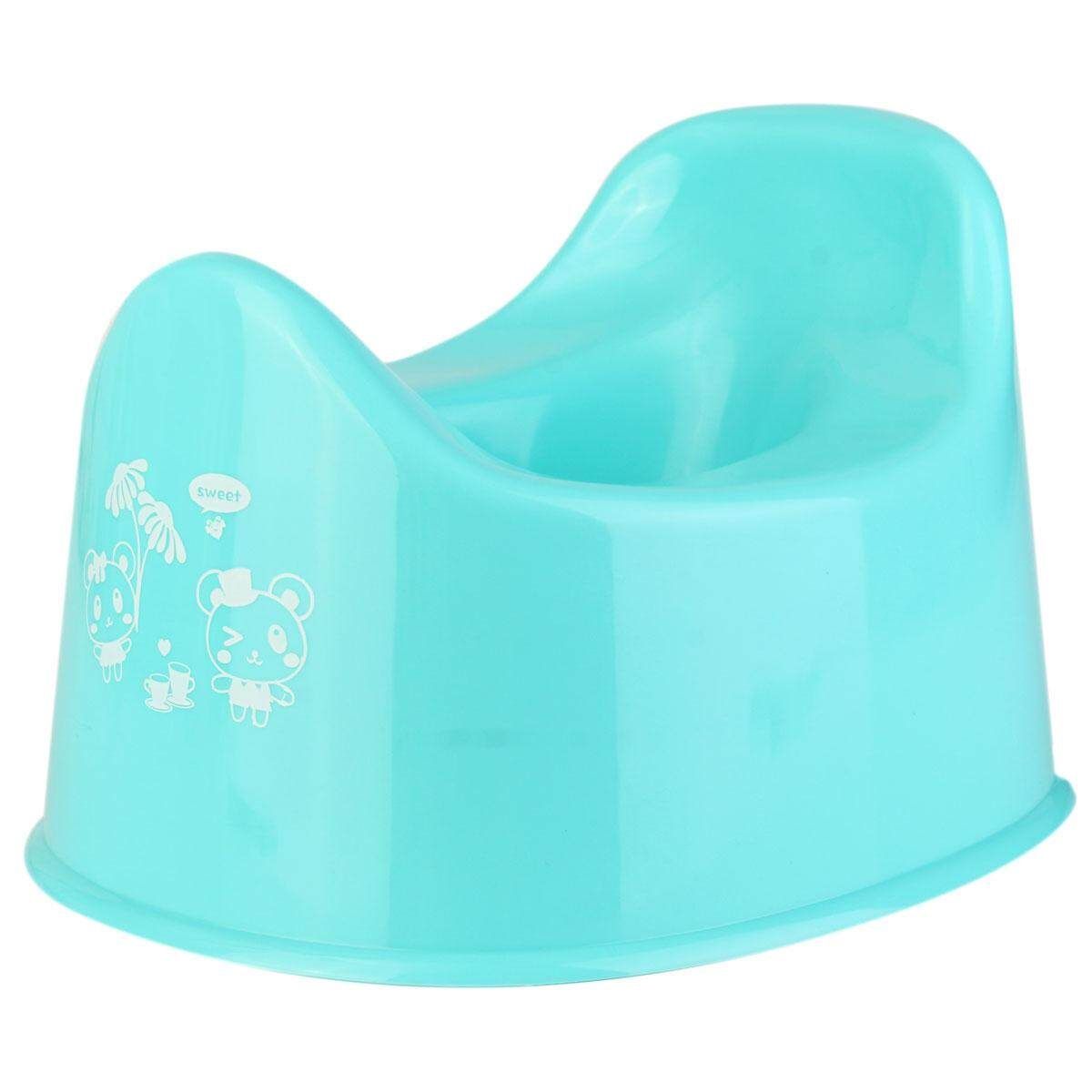 Plastic Baby Children Kids Toddler Training Potty Toilet Lavatory Seat Chair Light Blue Lightblue (light Blue)