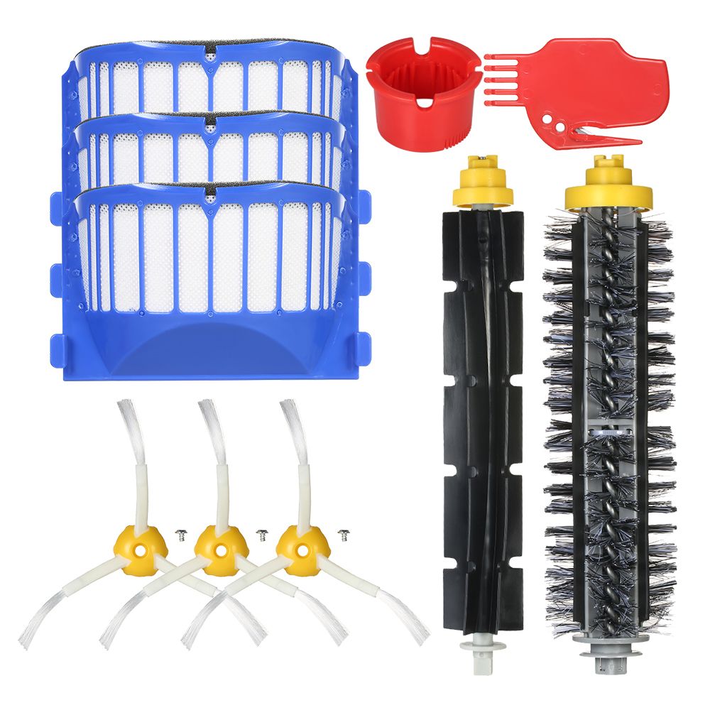 Pack Of 10 Replacement Accessories Kit For IRobot Roomba 600