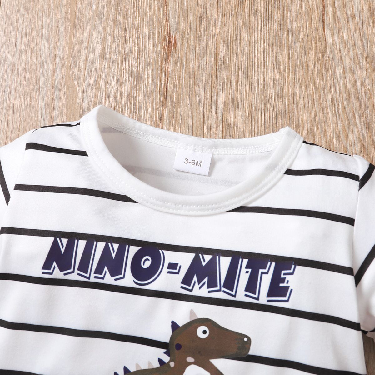Newborn Baby Boy 2PCS Summer Outfit Set Dinosaur Cartoon Tops + Shorts
