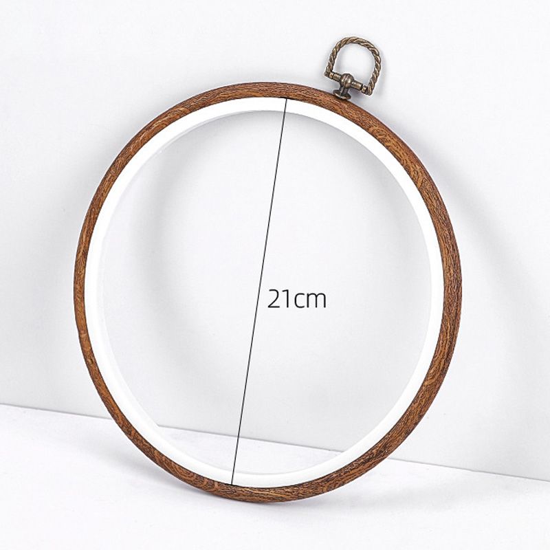 Leaf Flower Punch Needle Embroidery Kit With Yarn Home Decor Kids Children Funny DIY Craft Kit For Beginner Painting Hooking Set Hoop A