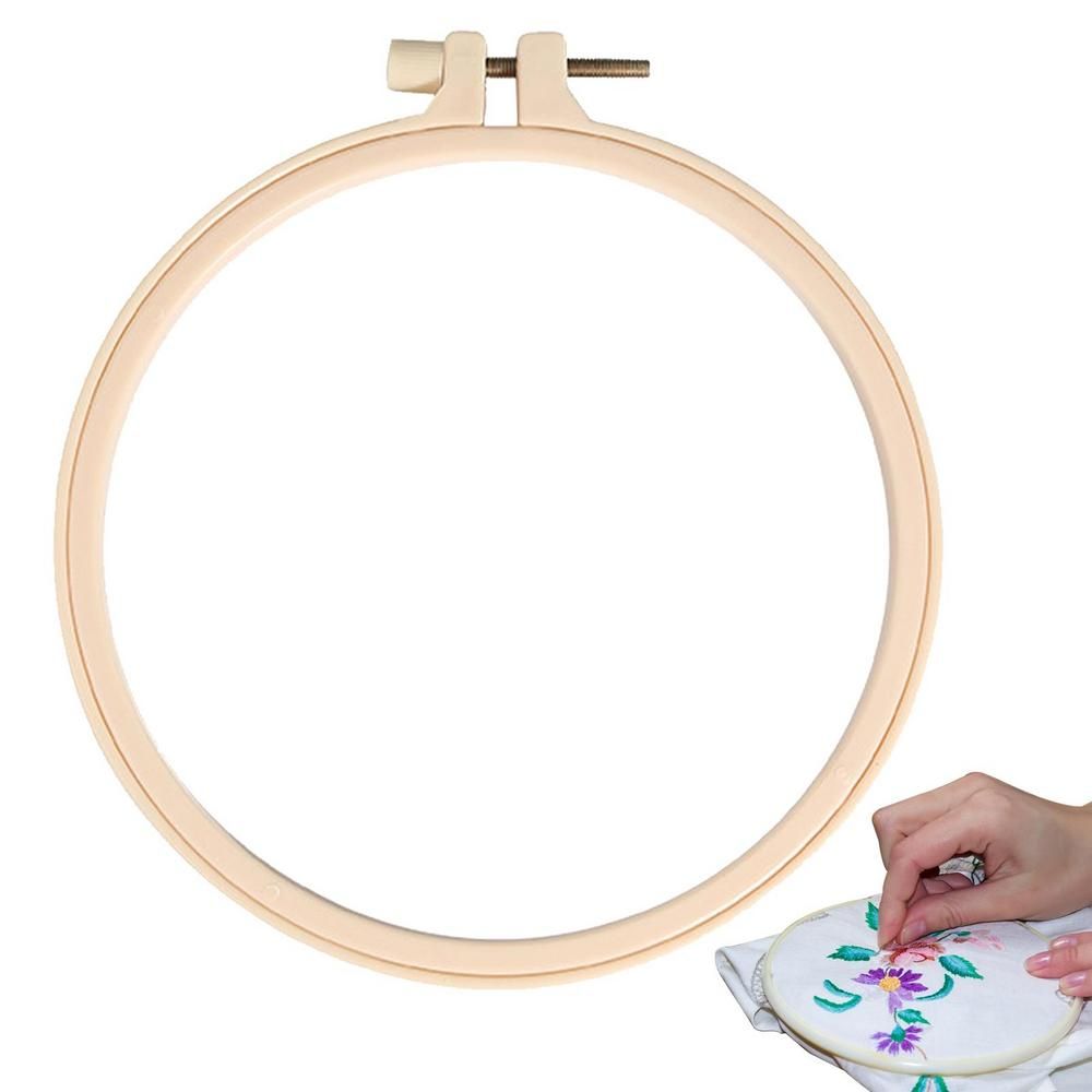Embroidery Cross-Stitch Frame Hoop Circle Embroidery Shed DIY Handmade Crafts Sewing Needwork Tool For Hand Sewing Accessories 12cm