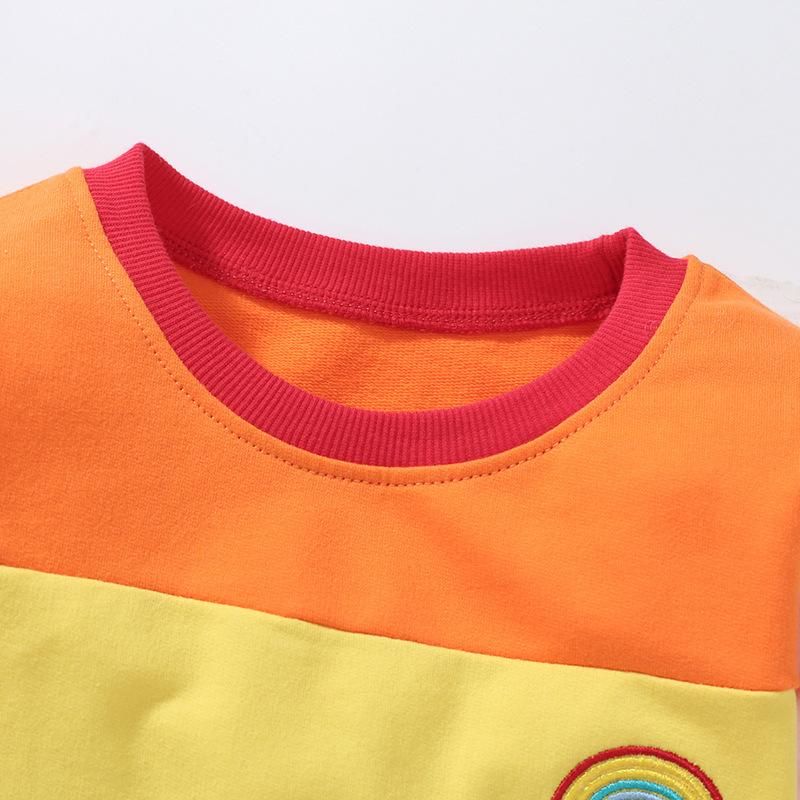 2023 Girls Sweatshirt Dress Autumn Cotton Children's Dress European And American C