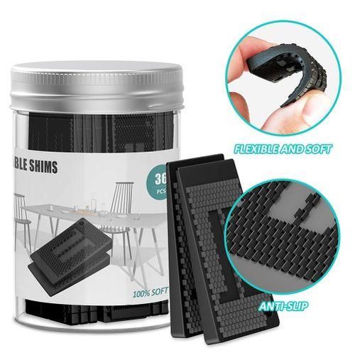Plastic Shims For Leveling - 36 Piece Jar, Strong