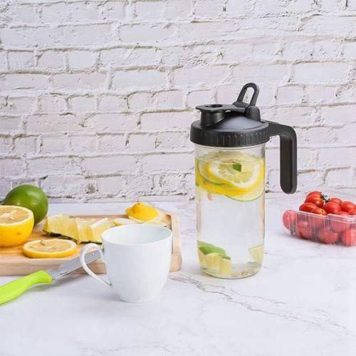 Wide Mouth Mason Jar Pour Lids,2 Pcs Flip Cap Lid