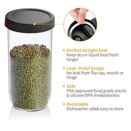 Wide Mouth Mason Jar Pour Lids,2 Pcs Flip Cap Lid