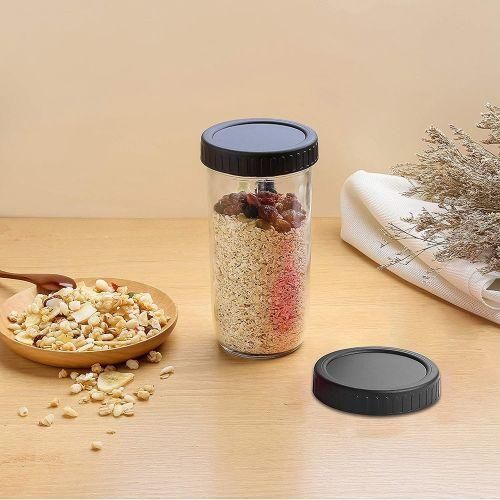 Wide Mouth Mason Jar Pour Lids,2 Pcs Flip Cap Lid