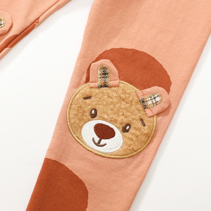 2023 Baby Girls' Sweater Suit Children Cotton Home Two-Piece Autumn Long Sleeve Ch