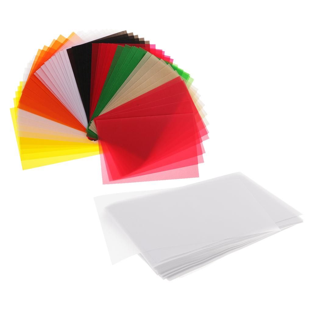 250pcs White Colorful Translucent Transparent Paper Parchment Sheets