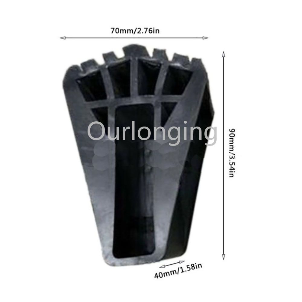 8PCS Folding Ladder Feet Covers Versatile Ladder Leg Covers Non-Slip Ladder Pads Folding Ladder Non-Slip Foot Mat-2PCS