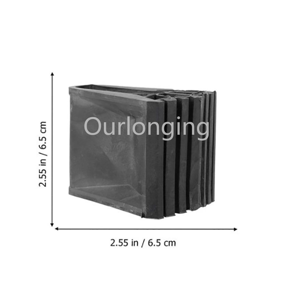 8PCS Folding Ladder Feet Covers Versatile Ladder Leg Covers Non-Slip Ladder Pads Folding Ladder Non-Slip Foot Mat-2PCS