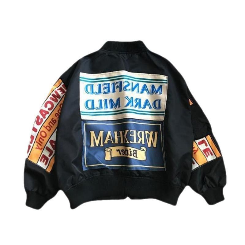 Harajuku embroidered baseball suit trendy couple jacket loose fitting student BF style jacket female
