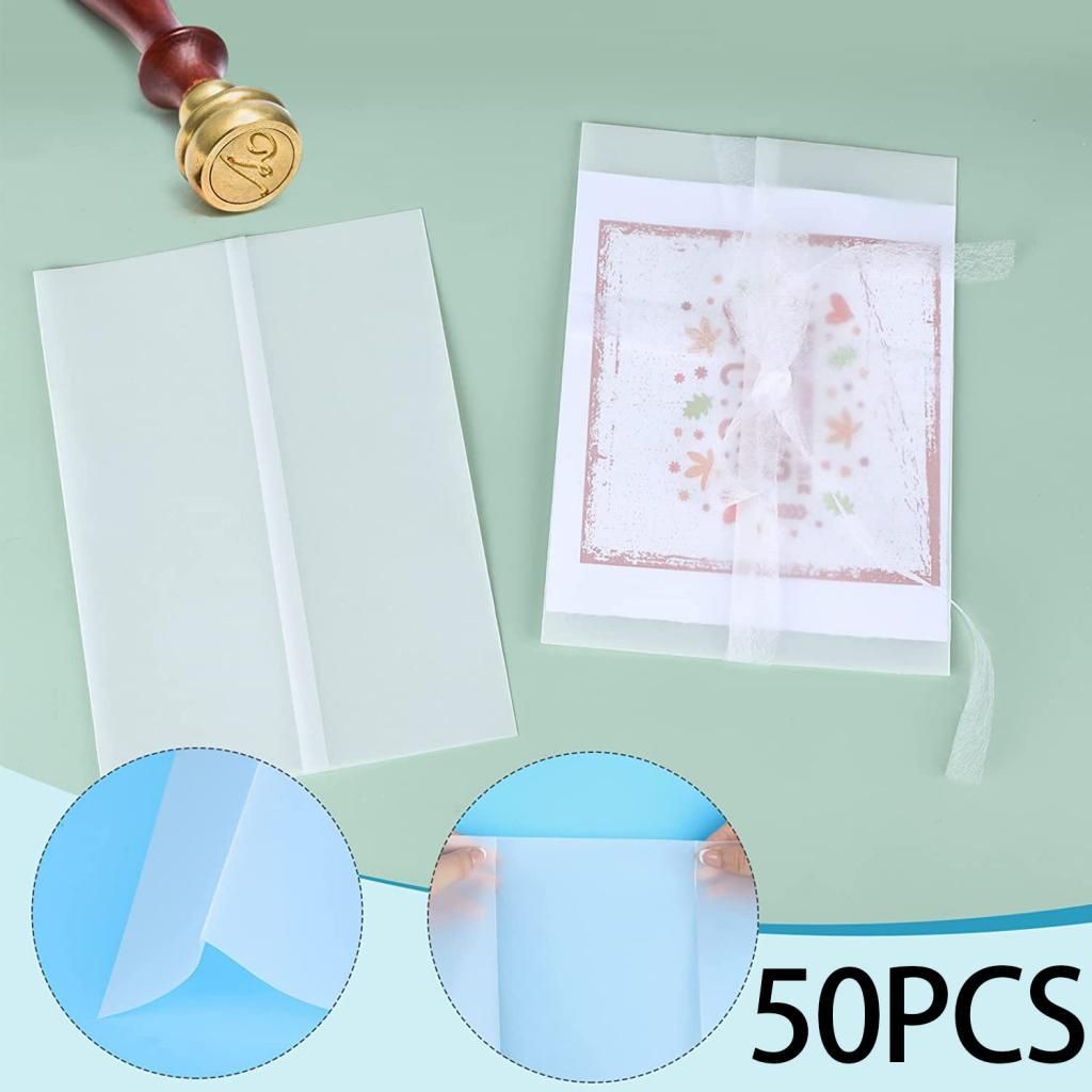 50x Paper Envelope Liners DIY For Sketching Photo Overlays