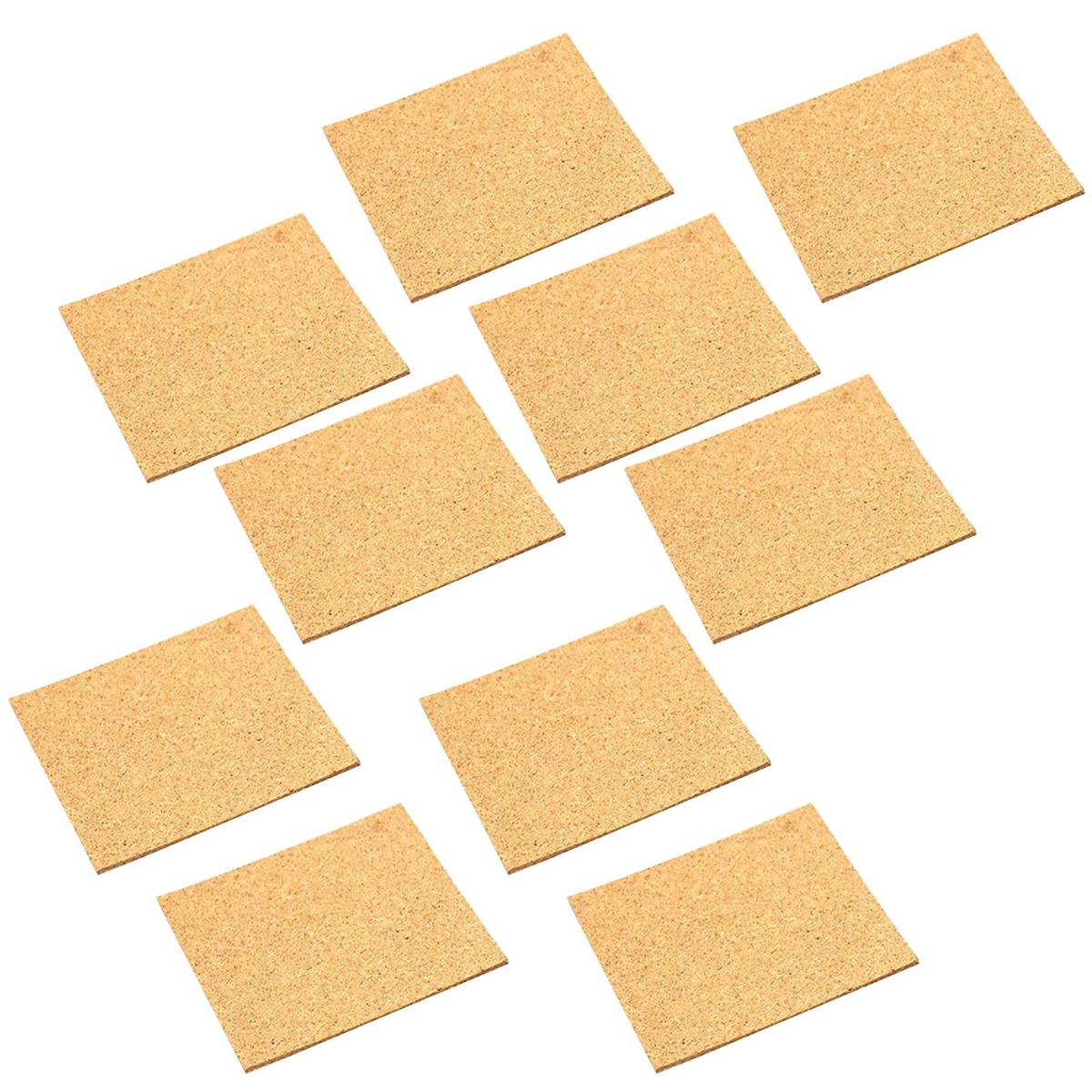 10 Pcs Cork Coasters Home Office Kitchen Drink Coaster