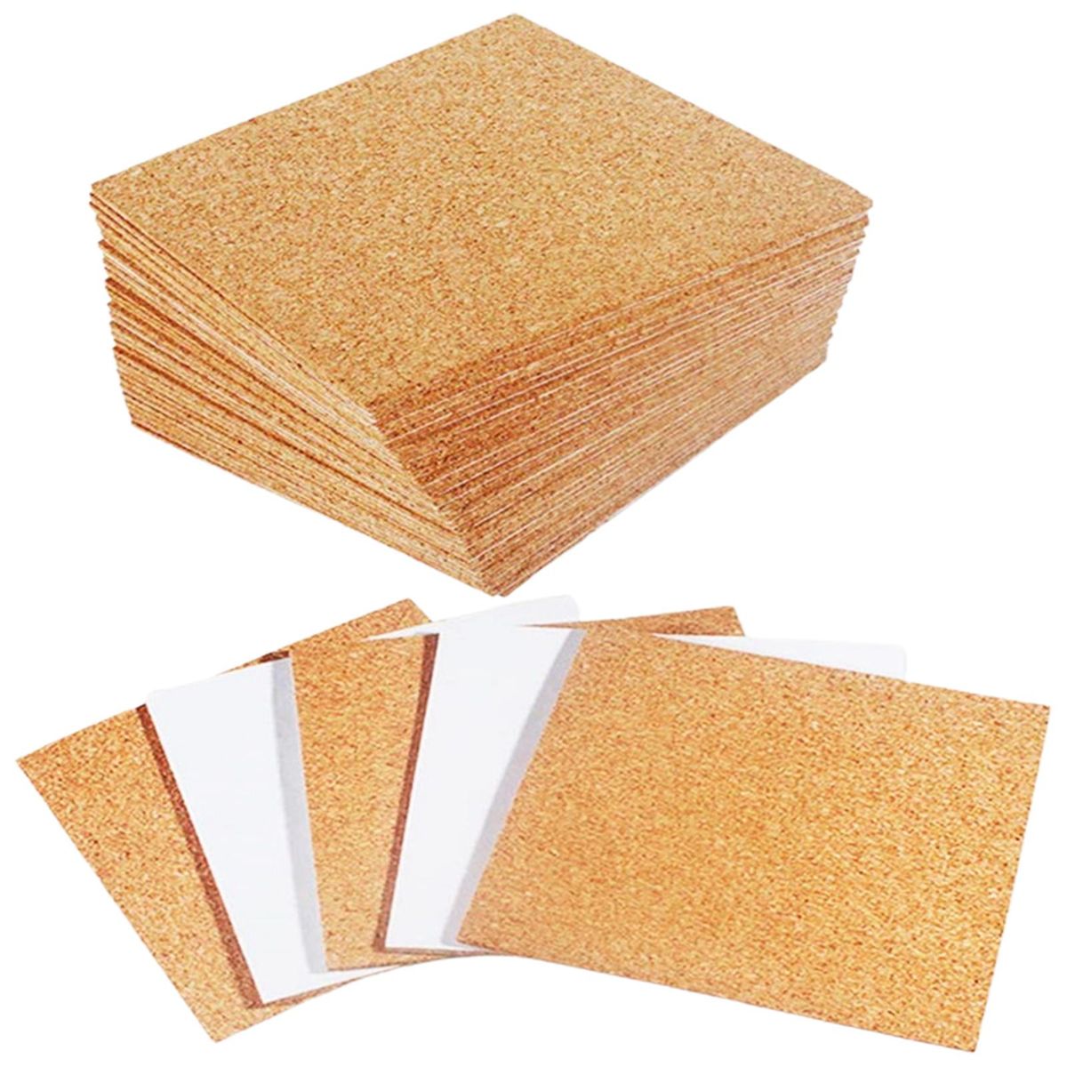10 Pcs Cork Coasters Home Office Kitchen Drink Coaster
