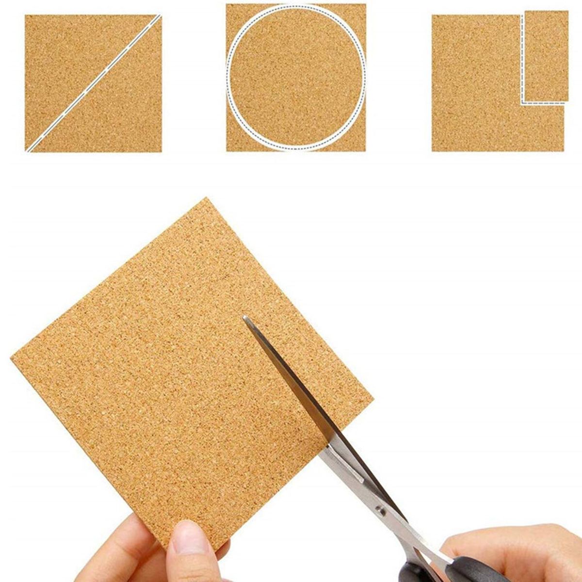 10 Pcs Cork Coasters Home Office Kitchen Drink Coaster