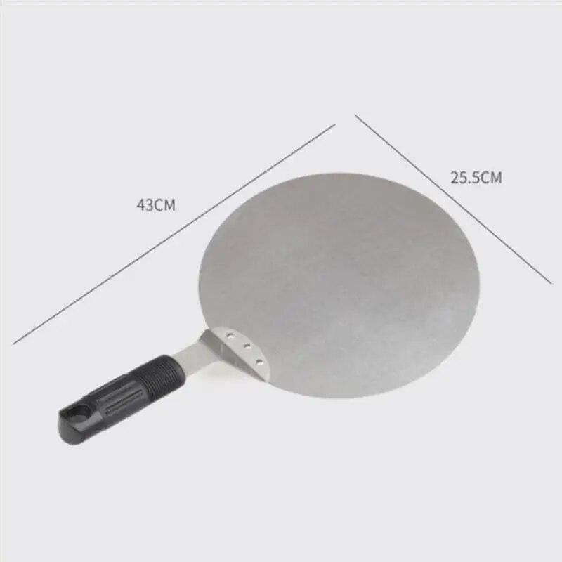 Pizza Stone Baking Pastry Tools Stainless Steel Anti-scalding Pizzas Spatula plastic Handle Cake Shovel Kitchen Accessories