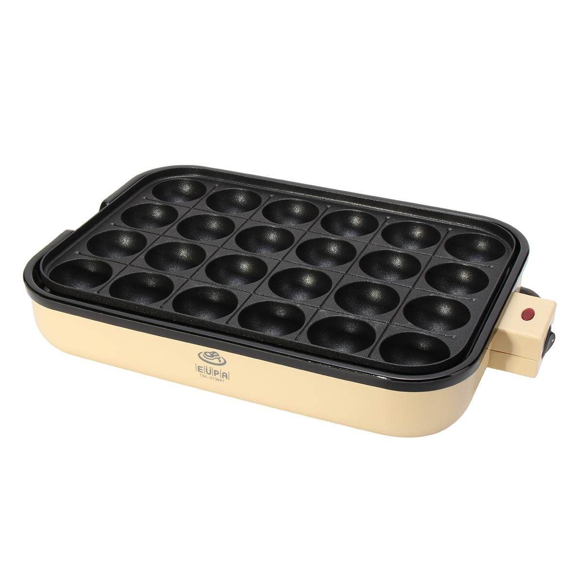 24 Holes Takoyaki Grill Pan Plate Cooking Baking Mold Octopus Ball Maker Kitchen