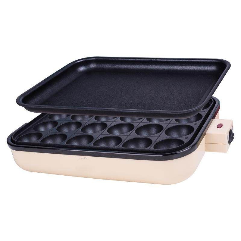 24 Holes Takoyaki Grill Pan Plate Cooking Baking Mold Octopus Ball Maker Kitchen