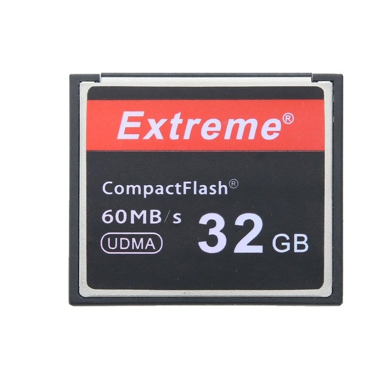 32GB Extreme Compact Flash Card, 400X Read  Speed, Up To 60 MB/S (100% Real Capacity)
