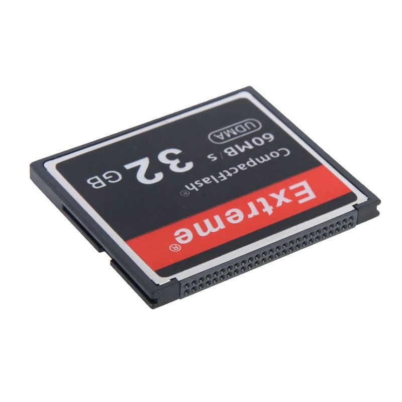 32GB Extreme Compact Flash Card, 400X Read  Speed, Up To 60 MB/S (100% Real Capacity)