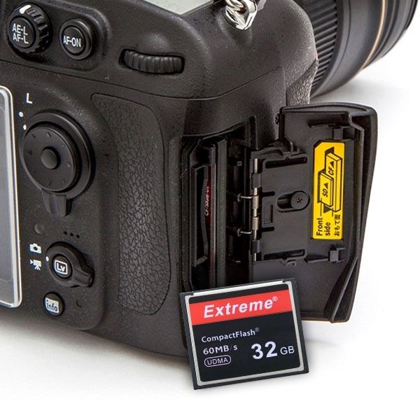 32GB Extreme Compact Flash Card, 400X Read  Speed, Up To 60 MB/S (100% Real Capacity)