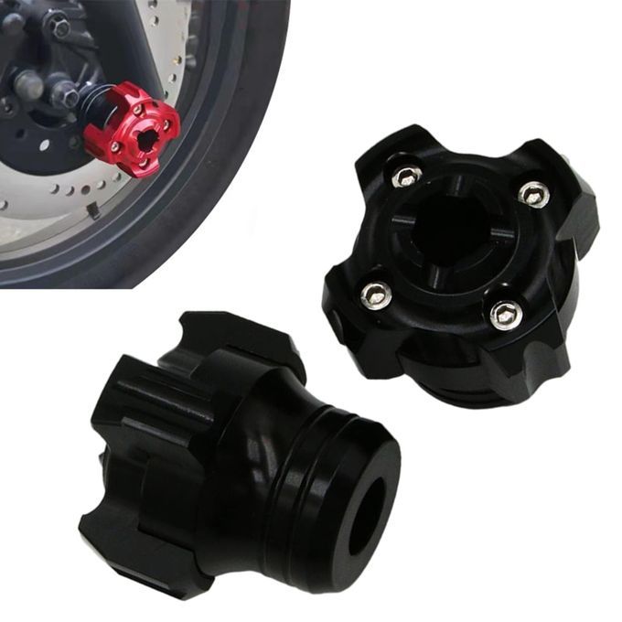 1Pair Front Fork Frame Sliders Replacement Fit For Honda Pcx125 Black