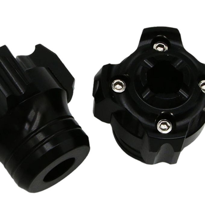 1Pair Front Fork Frame Sliders Replacement Fit For Honda Pcx125 Black