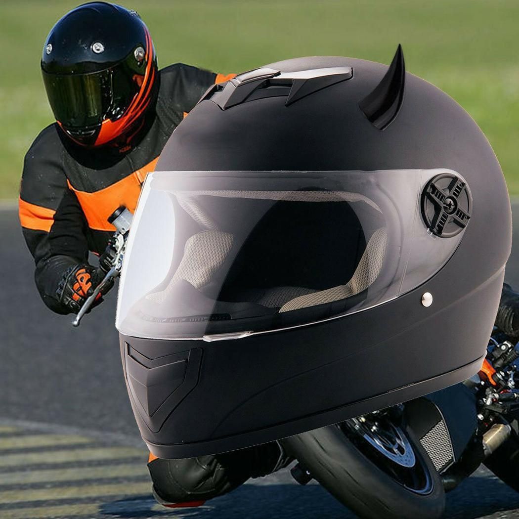 1pcs Multi-color Devil Horn Angle Horns Helmet