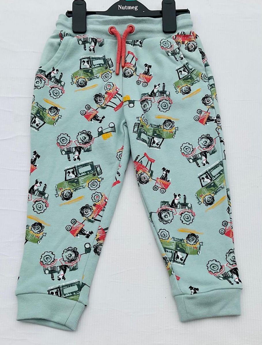 Baby Boys Cars Print Joggers