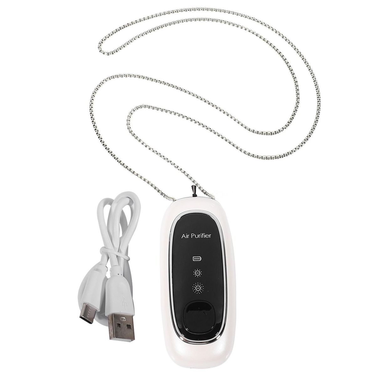 Fashion Personal Wearable Air Purifier Necklace Mini Portable Air Freshener Ionizer Negative Ion Generator