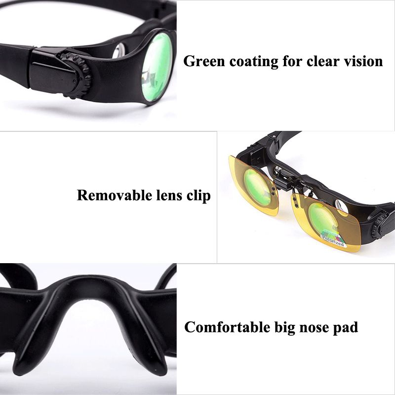 Men 8x Zoomable Telescope Glasses Women Polarized