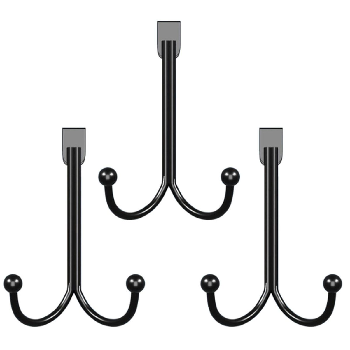 Easy-to-use Metal Wreath Holder 3-in-1 Metal Hooks Over for Christmas