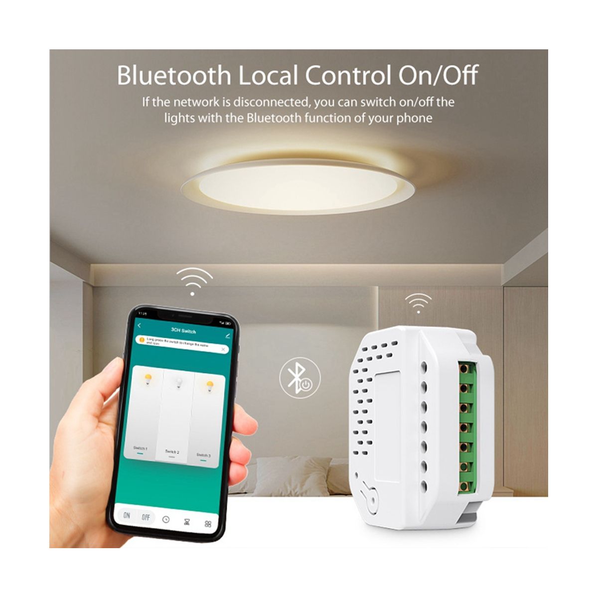 NEO Tuya Wifi Smart 2-Way Light Control Switch Module
