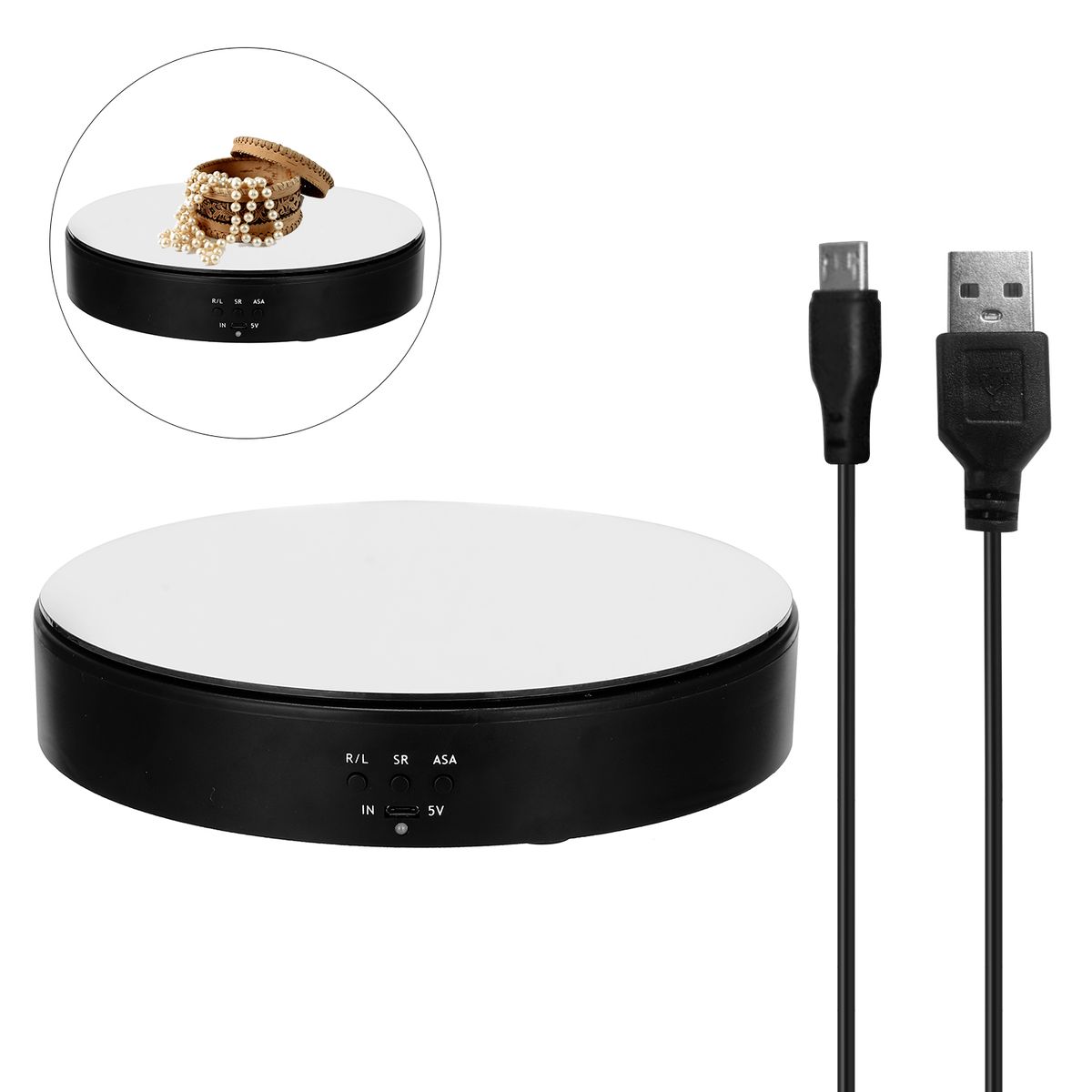 360 Degree Electric Rotating Turntable Display Stand For