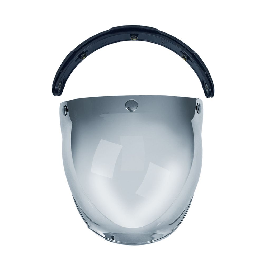 3-Snap Bubble Wind Shield Visor For Biltwell Gringo