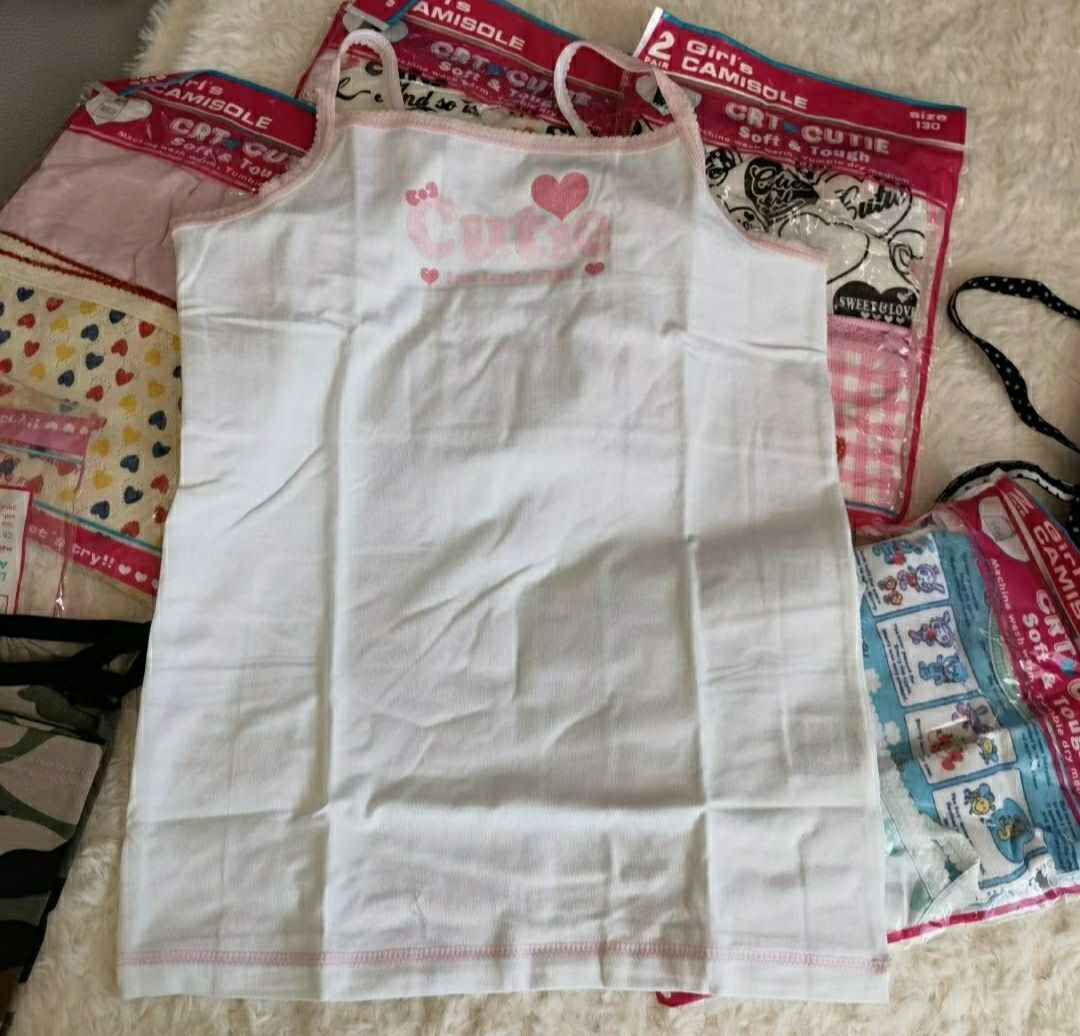 Girl's 2 In 1 Camisole (130cm, Suitable For Age 7 - 10)