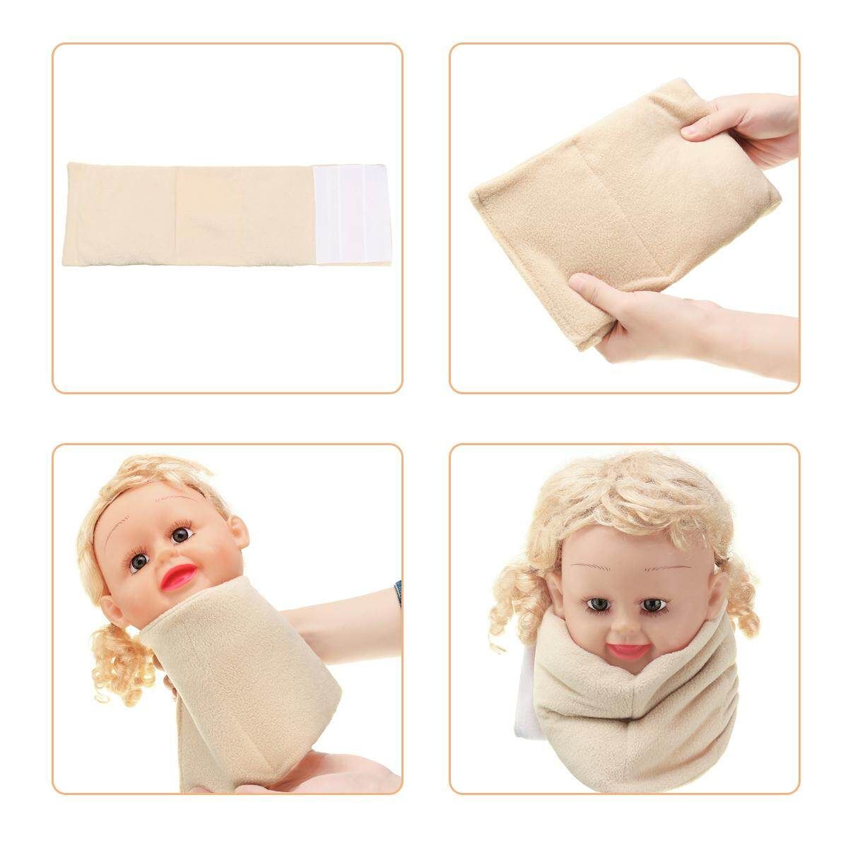 Newborn Baby Hollow Wraps Cloth Auxiliary Posing Swaddle Cover Wrapping Pad Baby Photo Photography Props